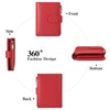 GAEKEAO Small Wallets for Women Leather RFID Blocking Bifold Zipper