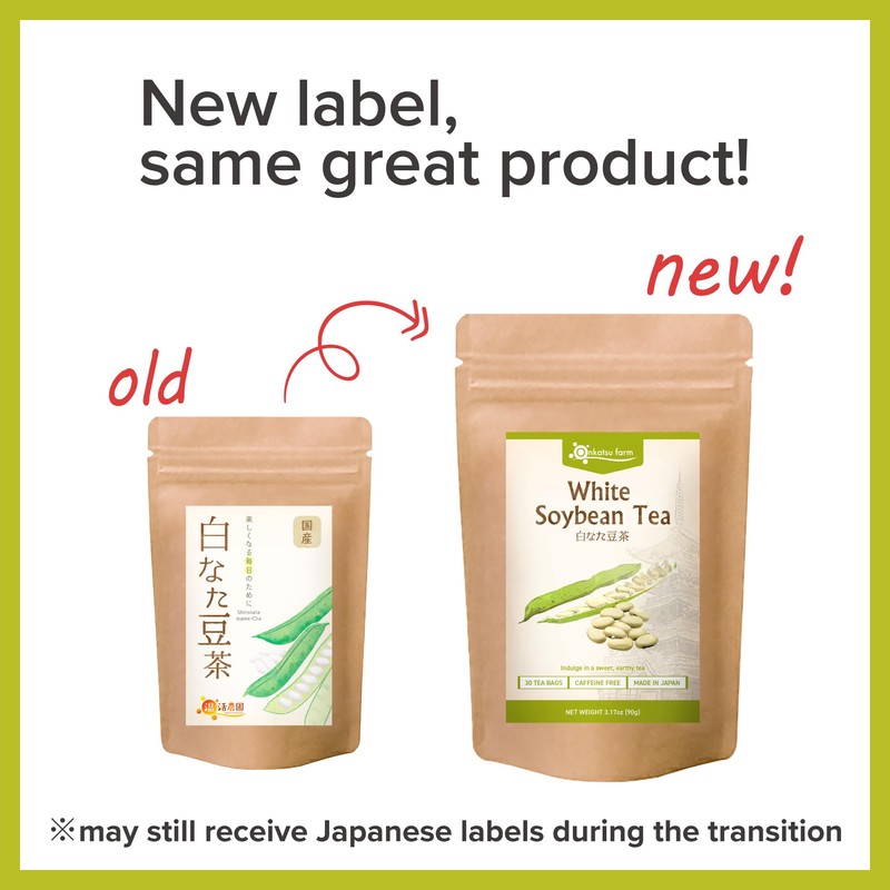 [Onkatsu Farm] Shironata White Soybean Tea - 3g x 30