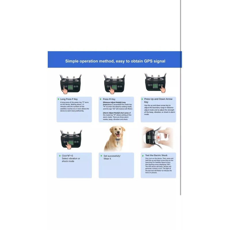 JUSTPET wireless dog fence system
