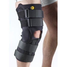Corflex 13" Anterior Closure Knee Wrap w/R.O.M. Hinge 3/16" LG