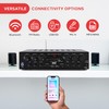 Pyle Wireless Bluetooth Home Audio Amplifier System-Upgraded 6 Channel 750