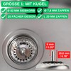 Sink Strainer Basket, 1 Pack, Diameter 82 mm Strainer Basket,