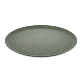 CONNECT Plate 25.5cm Ash Gray Set of 4 KOZIOL Koziol Germany Outdoor Products Plastic Tableware Recycled Recycled Material Durable Party Camping Glamping BPA Free Eco Sustainable Natural Material Earth Friendly Dinnerware Gift Kitchen Tableware