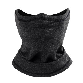 Unbranded Winter Windproof Ski Face Mask Neck Gaiter Bandana Fleece Warmer Earmuff Scarf - Black