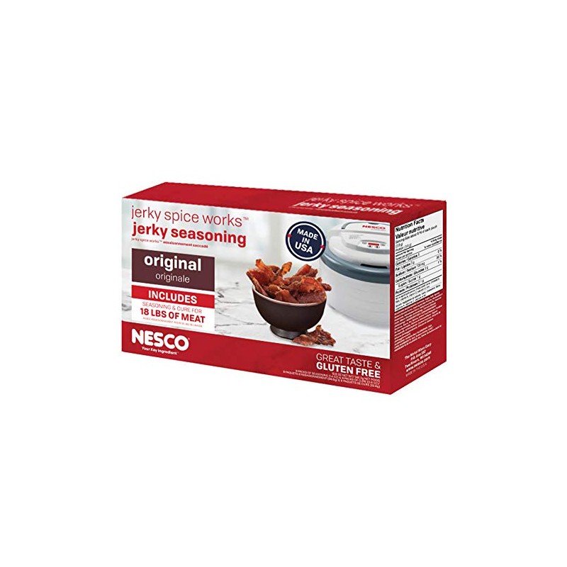 Nesco BJ-18, Jerky Spice Works, Original Flavor, 9 count, Beige|beige,