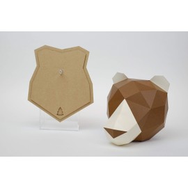 Bogcraft Design Accessories, Bear, Assembly Interior Kakukaku m, 7.2 x 10.1 x 0.4 inches (18.2 x 25.71 x 0.9 cm)