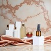 Brown 15 ML Empty Refillable Glass Lotion Pump Bottle -