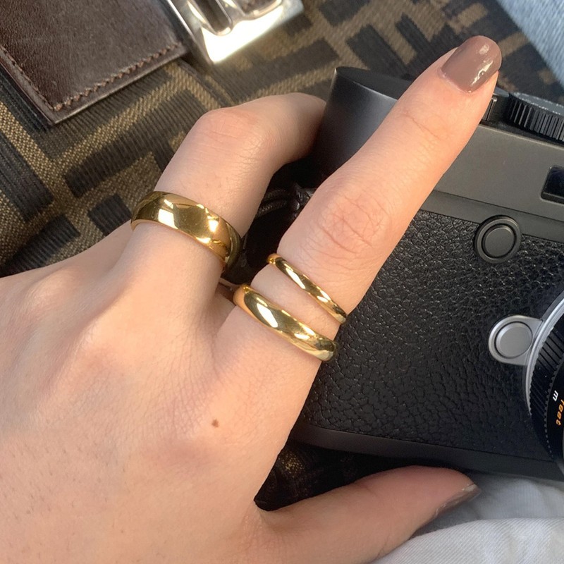 Gold Stacking Rings for Women Stackable Thin Rings Dainty Thumb