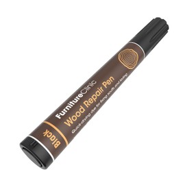 Furniture Clinic Wood Repair Pen (Black) - Wood Scratch Repair - Quick Drying - Furniture Touch-Up Marker - for All Types of Wood
