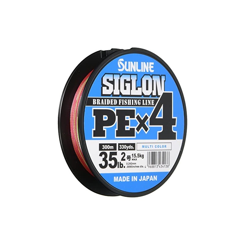 Sunline PEx4 Line Sigron PEx4 300 m 5 Colors, No.