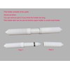 Extra-Long Toilet Paper Holder for Big Rolls | 3 pcs