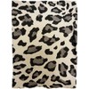 Jeamis XL Triangular Knitted Scarf Leopard Spring Scarf 100% Cotton