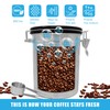 Zulay (Large) Airtight Coffee Canister - Stainless Steel Coffee Storage