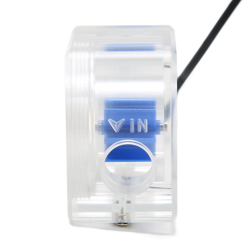 PC Water Flow Meter Indicator G1/4 Thread 3 Way Acrylic