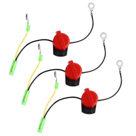 FLYPIG 3pcs Engine Stop Switch On Off for Honda GX120 GX160 GX200 GX240 GX270 GX340 GX390 5.5HP 6.5HP 8HP 9HP 11HP 13HP Engine Stop Switch Replacement for Outdoor Power Equipment