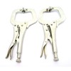 2pc 6" Mini Locking C-Clamp Plier Set Mole Grips/Welding Engineering