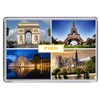 Paris France Souvenir Acrylic Fridge Magnet (Standard: 70x45mm)