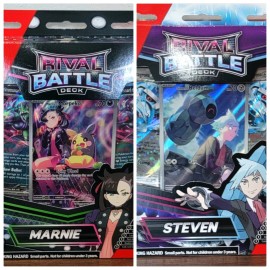 Pokémon TCG: Rival Battle Deck - Marnie & Steven Beldum Promo SET *LOT 2*