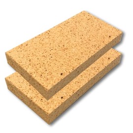 Mr Volcano (2 Pack) FireBrick for Hero 1, Hero 2, and Maker | MVP6 | Medium Duty Missouri Fireclay Brick
