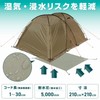Vastland Ground Sheet, Tent Sheet, Water Pressure Resistance: 16.8 ft