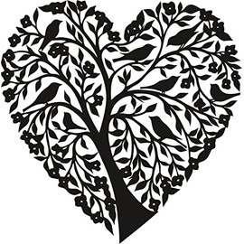 4” Celtic Tree of Life Heart Sticker Irish Birds Druid Symbol Infinity Knot Decal for Car Bumper Truck Window Laptop