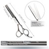 CIICII Hair Cutting Scissors Shears Set, Professional Hairdressing Scissors Kit