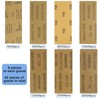 42 PCS Profi Schleifpapier Set, Trocken und Nass Sandpapier, 400
