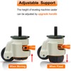 Leveling Stem Casters, M12 Thread Casters Set of 4 Heavy