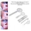 5Pcs Medical Goniometer Transparent Plastic Multifunction Joint Goniometer Set Kit