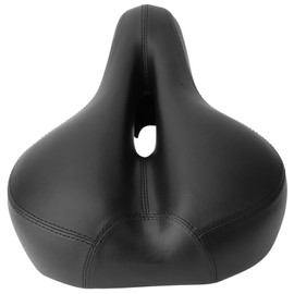 Road Bike Bicycle Cycling Saddle Seat Soft Cushion Pad Breathable Reducing Shock(black)
