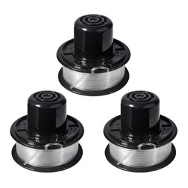 Thten Weed Eater Spools Compatible with Black and Decker RS-136 ST4500 ST1000 ST4000 GE600 CST800 ST6800 String Trimmer Replacement Spool Line 20ft 0.065” Edger Refills Parts Auto-Feed (3 pcs Spools)