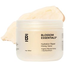 Blossom Essentials Honey Salve - Hydration Repair for Dry & Itchy Skin Hydrating Moisturizer Skincare Aloe - Volume: 8oz