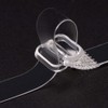 Lansonee 2 Pairs Invisible Soft Clear Non-Slip Adjustable Transparent Replacement