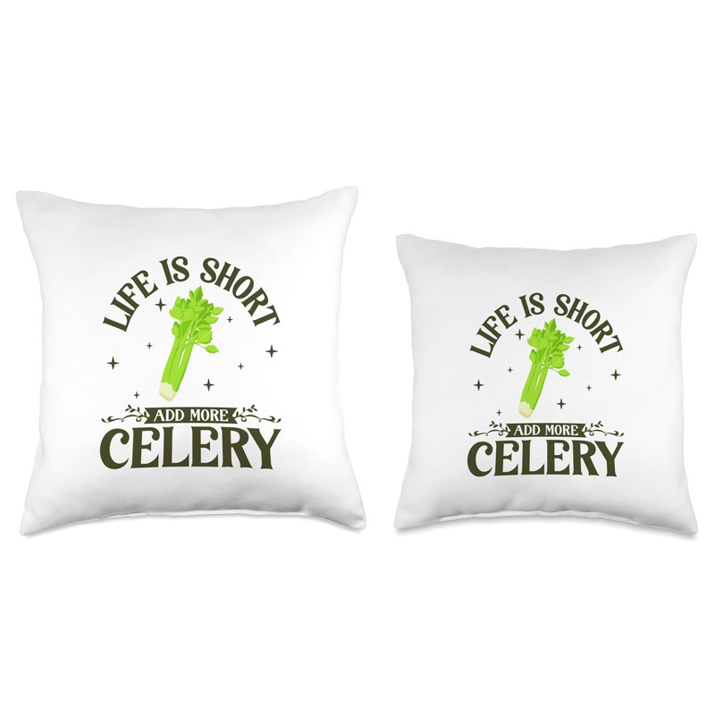 Add more Celery Throw Pillow