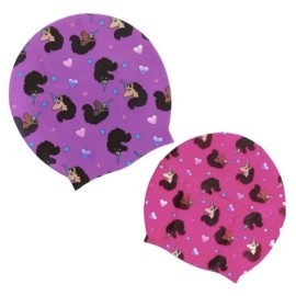 Afro Unicorn - Unique, Divine, Magical - Swim Cap Set -NIB