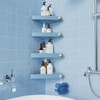 Sotfamily Corner Shower Caddy, 4 Pack Adhesive Corner Shower Shelves