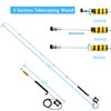 24FT Aluminum Telescoping Pressure Washer Wand with Power Washer Extension