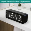 KWANWA Digital Alarm Clock with Large 1.8" LED Display, Battery
