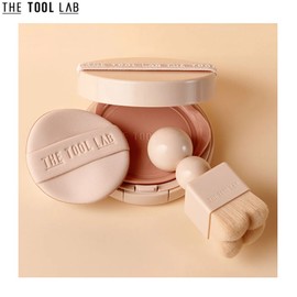 THE TOOL LAB Stamp Skinfit Cushion Glow + Brush Set 2items, Shade:23 Natural Beige