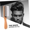 Baluue Portable Handle Comb for Men Natural Hair Styling Tool