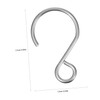 Ciieeo 100Pcs Hooks for Hanging Heavy Duty S Hooks for