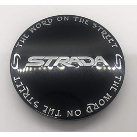 Strada C-225-3 Black Wheel Center Cap