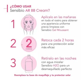 Crema Bioderma Sensibio Ar Bb Cream Pieles Rosaceas 40ml