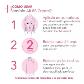 Crema Bioderma Sensibio Ar Bb Cream Pieles Rosaceas 40ml