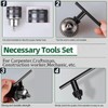 Keadic 5Pcs Drill Chuck Key Wrench Set, 3/4" / 5/8"