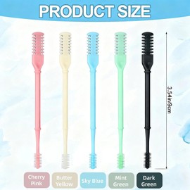 prgislew Nose Hair Trimmer 5 Pcs 2-in-1,2025 New Double Sided Nose Trimmer.Portable 360° Rotating Manual Nasal Hair Cutter for Men and Women, Manual Hair Remover for Home Travel Essentials