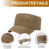 KRYMXAR Military Cap for Men, Retro Style Army Cap with