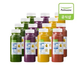 [Pulmuone] Cleanse Wrap 2days 190mlX14 bottles (4 green bottles, 4 purple bottles, 4 yellow bottles, 2 red bottles), 1 set, 190ml / [풀무원] 클렌즈랩 2days 190mlX14병 (그린 4병 퍼플 4병 옐로우 4병 레드 2병), 1세트, 190ml