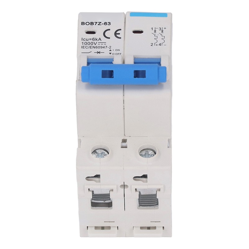 DC1000V Miniature Circuit Breaker 2P Air Switch 6KA Photovoltaic Overload