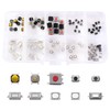 VooGenzek 100 Pieces 10 Values Button Micro Tactile Switch Kit,